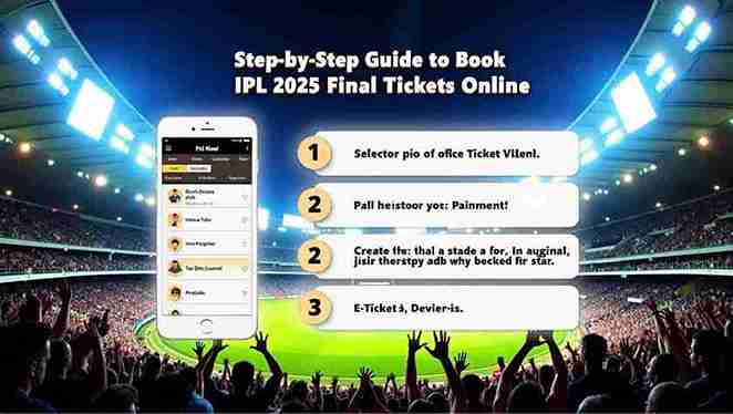 Step-by-Step Guide to Book IPL 2025 Final Tickets Online